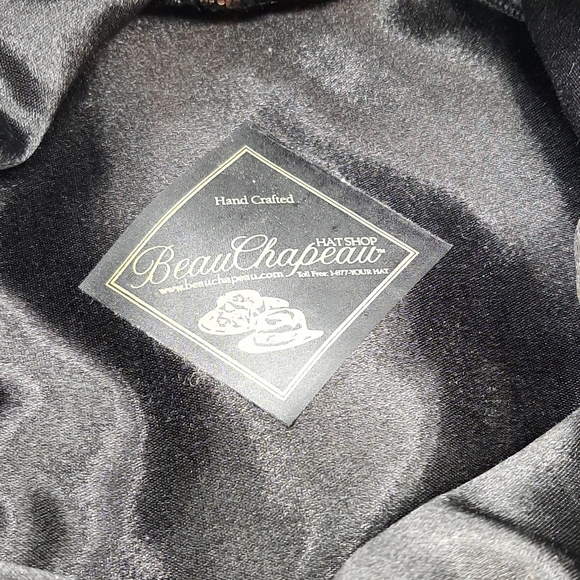 Vintage Hat Shop Beau Chapeau Mad Cap Women's Brown Fabric Hat Hand Crafted - Picture 8 of 10